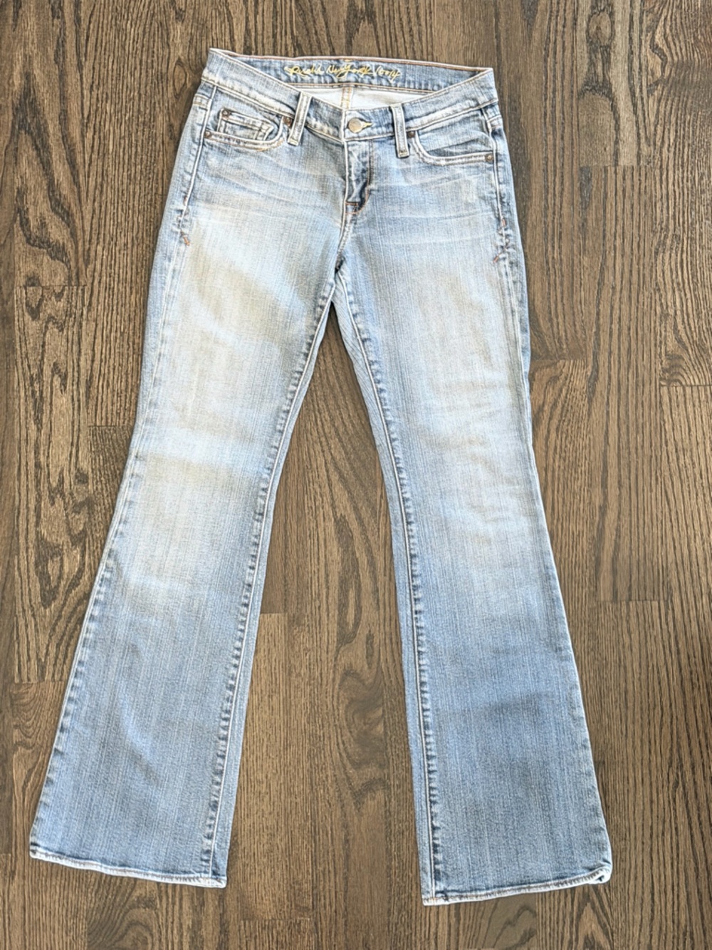 ✨ Ruehl No.925 Low Rise Vintage Jeans 27x31 Light Wash Y2K Rare
